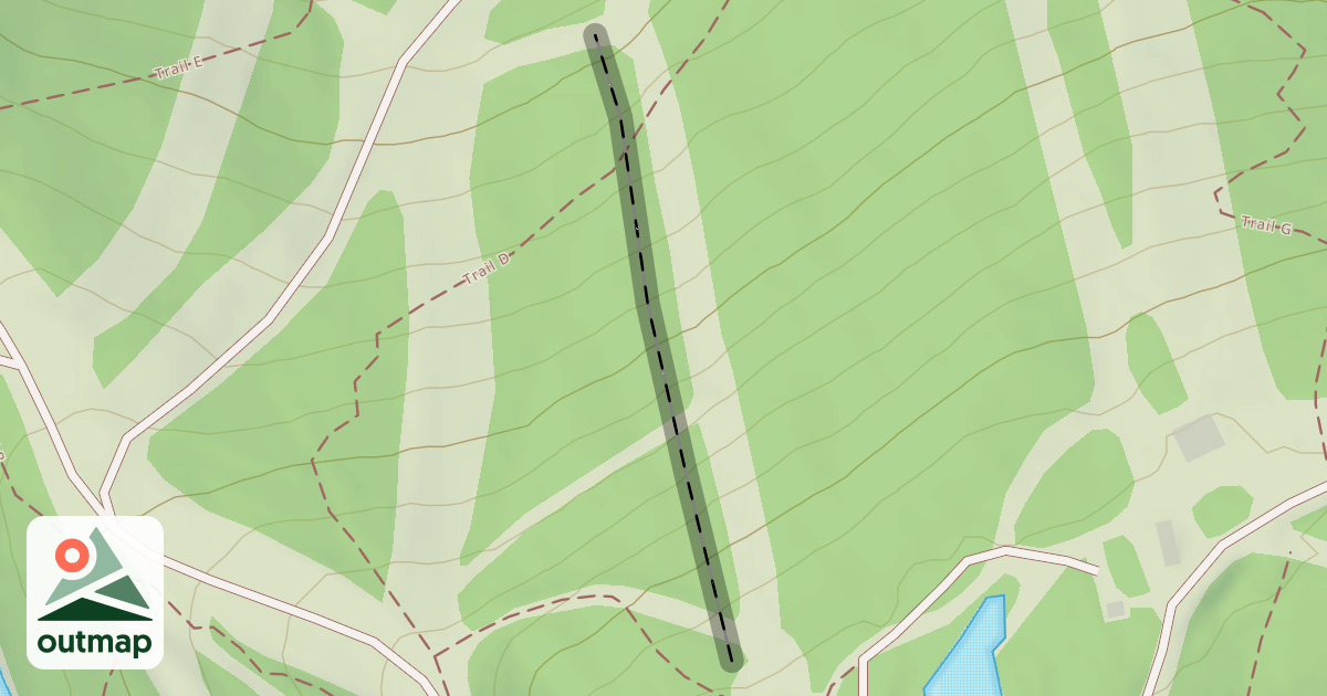 Map of Upper Liftline