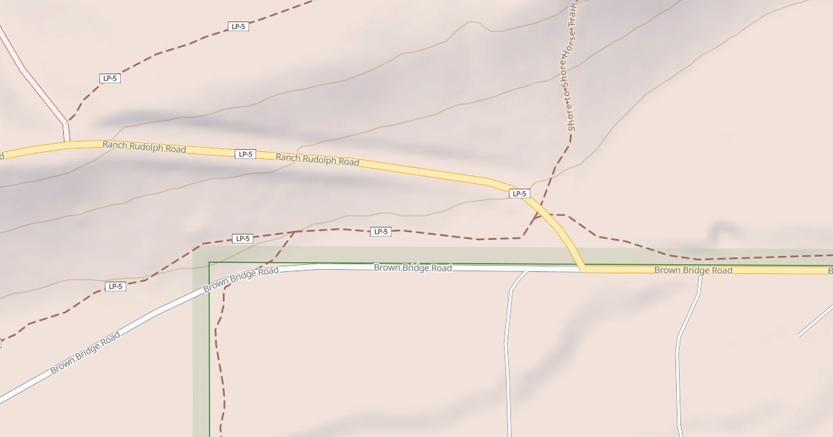 Map preview of Shore To Shore Trail