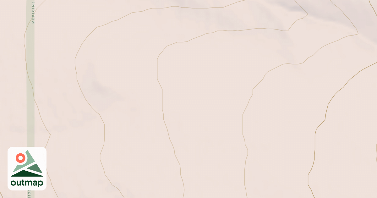 Map of CORRAL CREEK SPUR 2P
