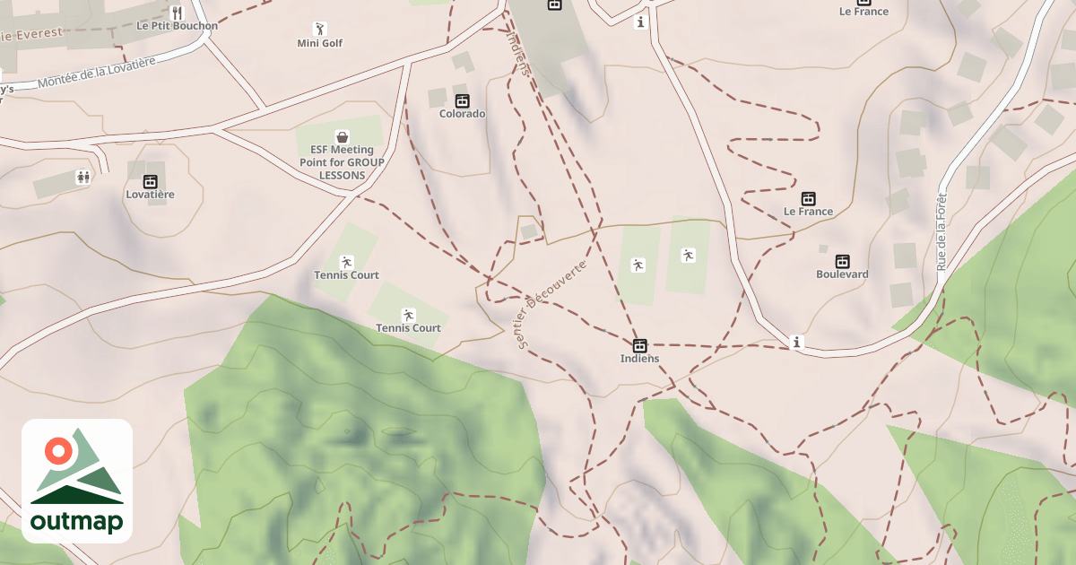 Map of Colorado Park