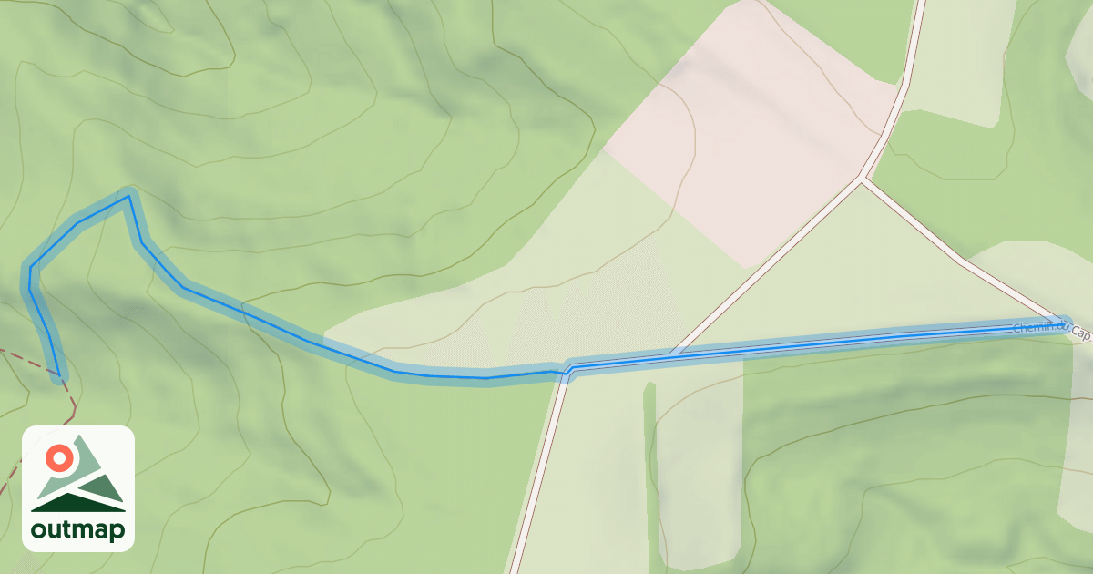 Map of Chemin du Cap de la Croix de Sainte-Barbe