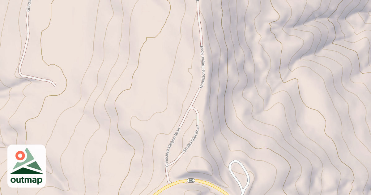 Map of GRINDSTONE CANYON