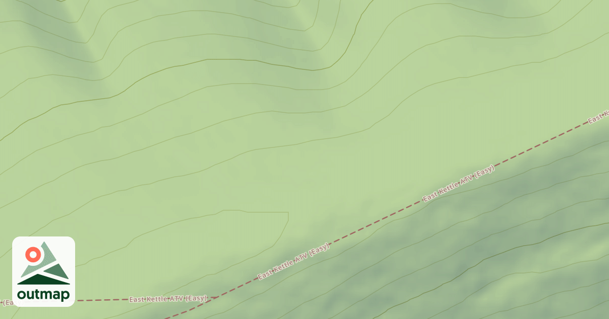 Map of East Kettle ATV Trail System