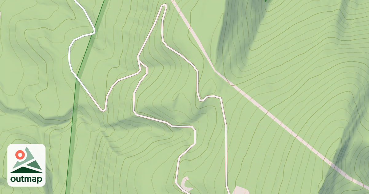 Map of COVE MOUNTAIN ROAD