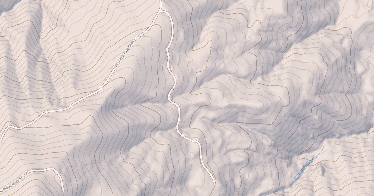 Map preview of NO NAME RIDGE SPUR B