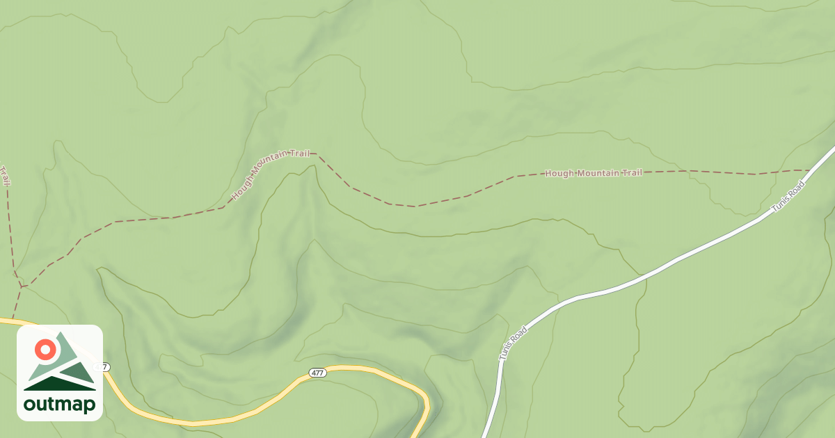 Map of Bald Eagle State Forest Snowmobile Trails