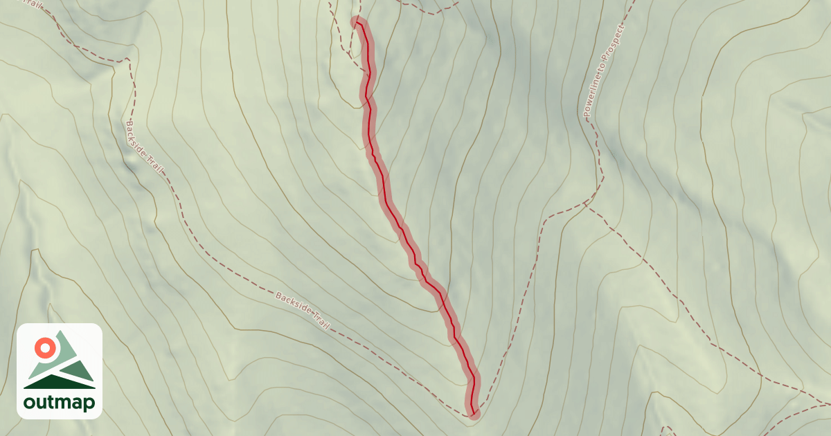 Map of Hogback Trail