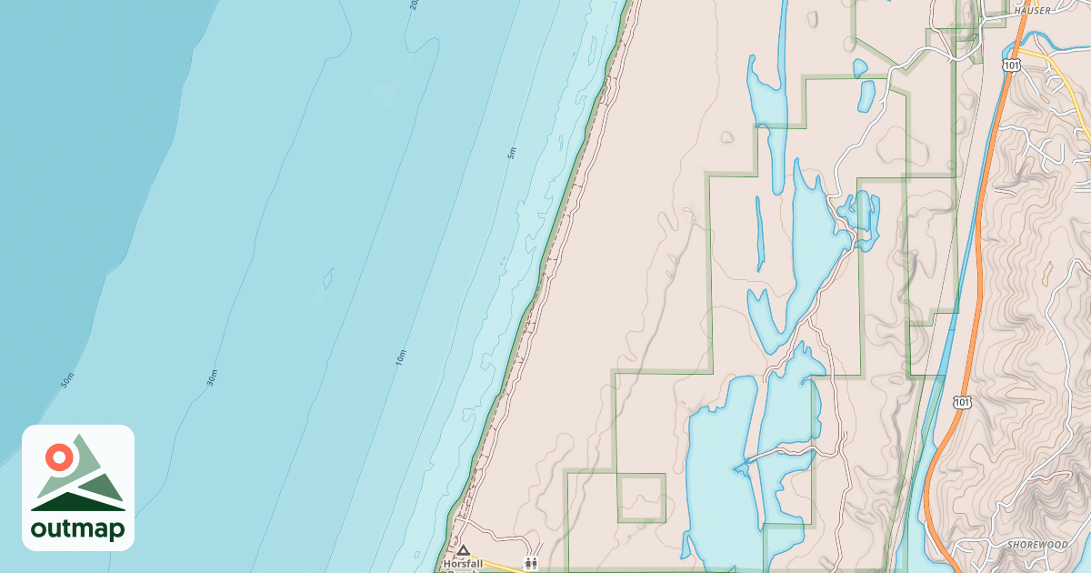 Map of USFS Motor Vehicle Use Map Trails 16119