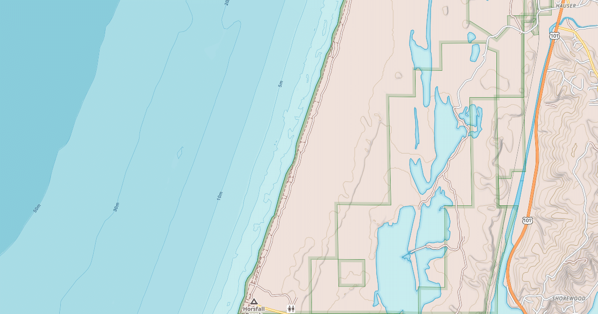 Map preview of USFS Motor Vehicle Use Map Trails 16119