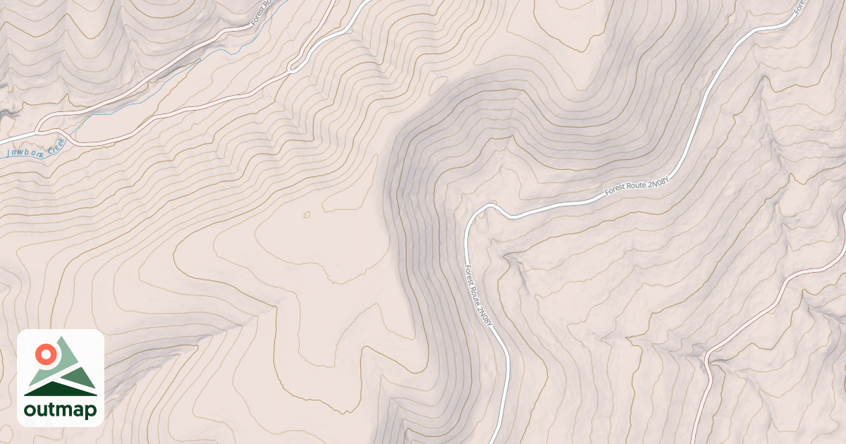 Map of CHERRY LK NO OHV-ATV