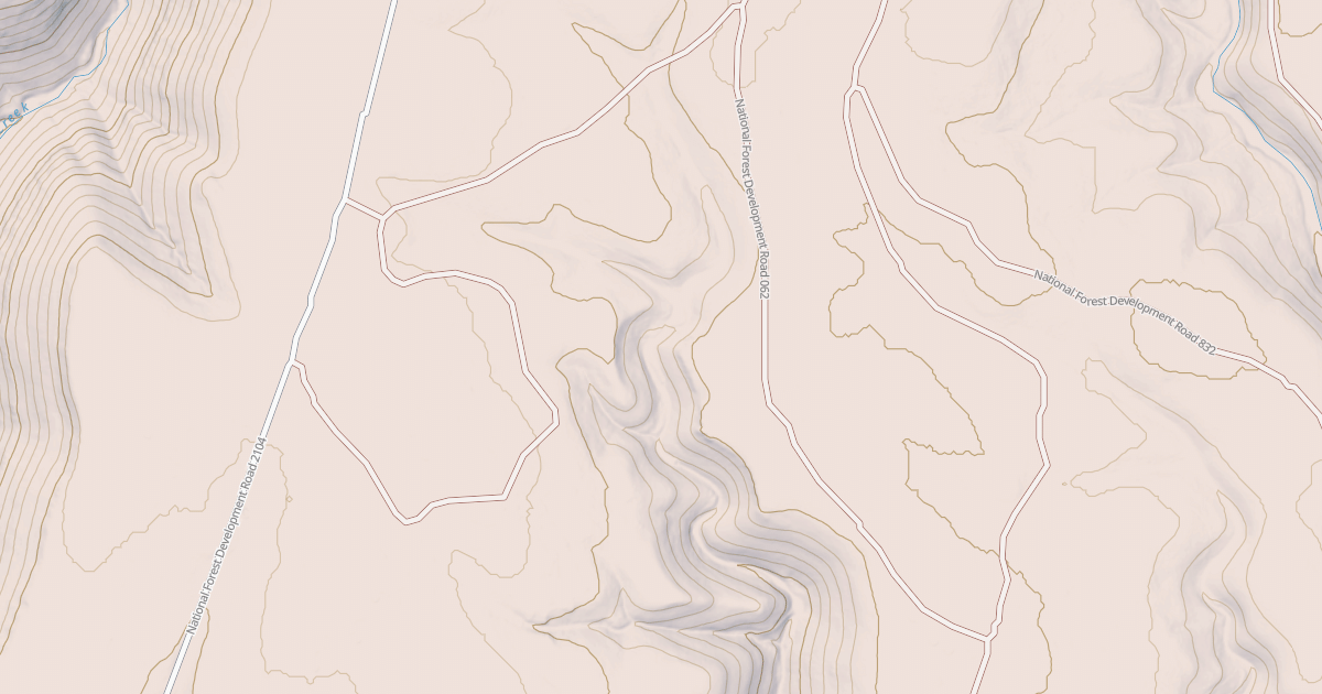 Map preview of USFS National Forest System Roads {CE956BD1-6A0C-4C3A-B787-FD97A6BAD87B}