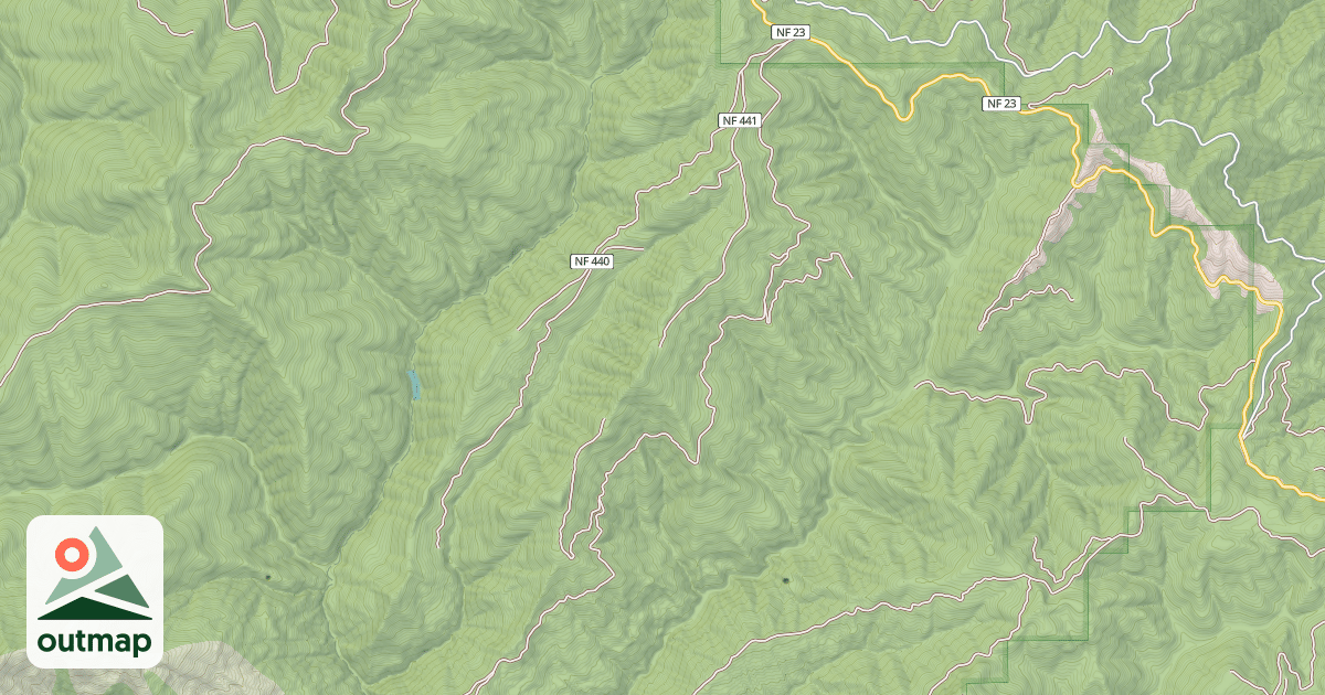 Map of LAZY RIDGE
