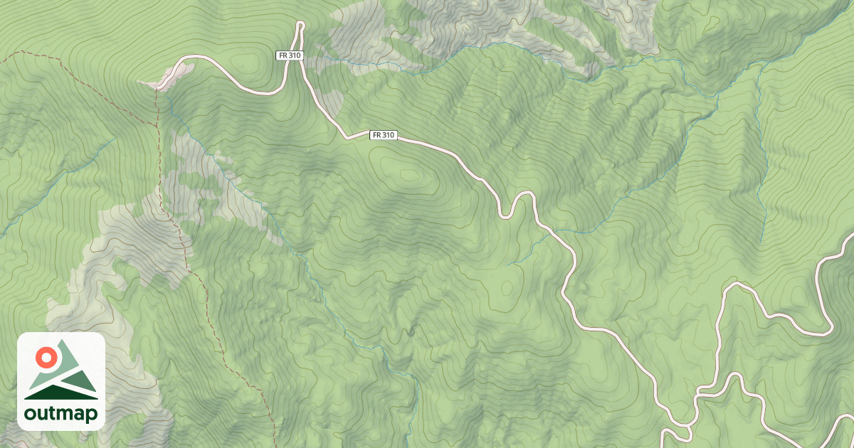 Map of LAMB CREEK