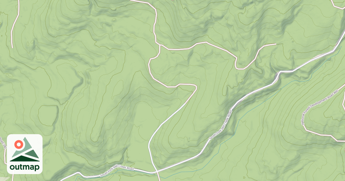 Map of GREEN MTN ROAD