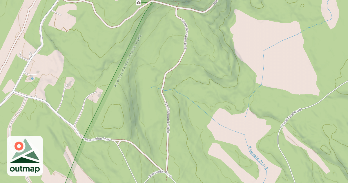 Map of North Mtn trail