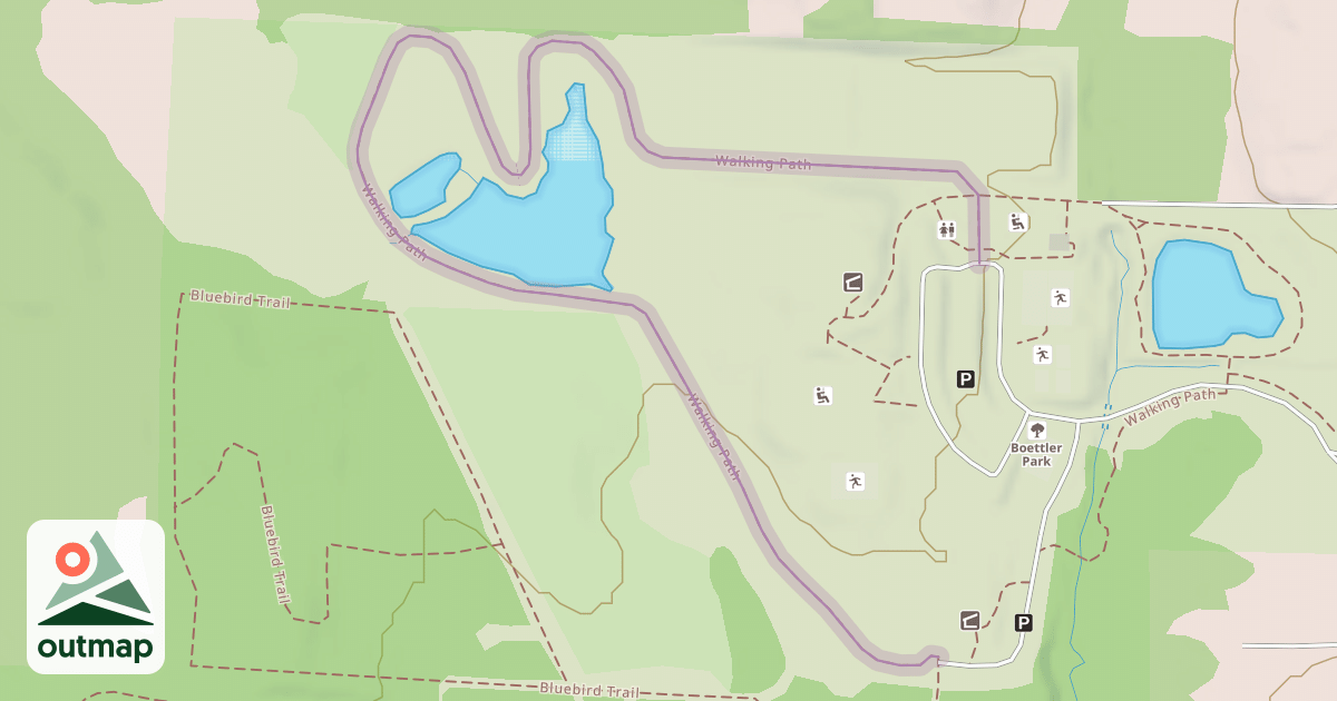 Map of Walking Path