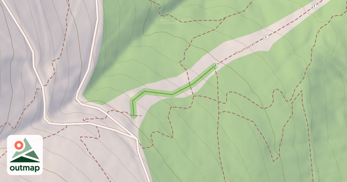 Map of Tourtourel