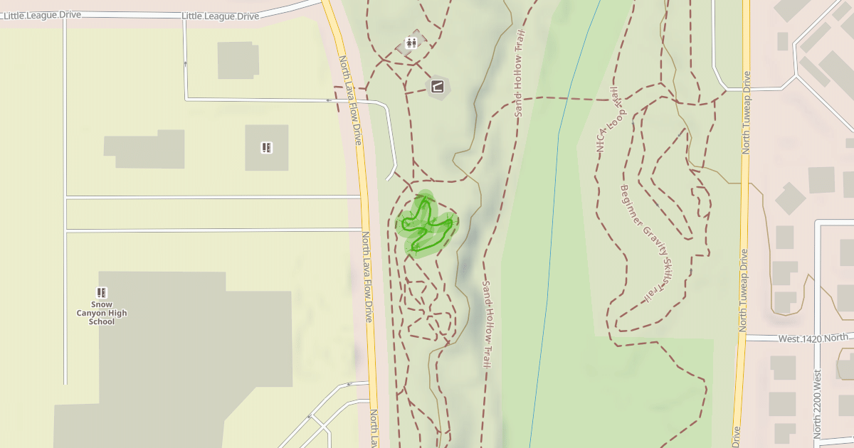 Map preview of Kid's Pump Track