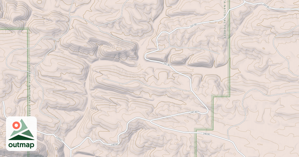 Map of USFS National Forest System Roads {5012015A-F0EE-465C-8810-5F6A068212A9}