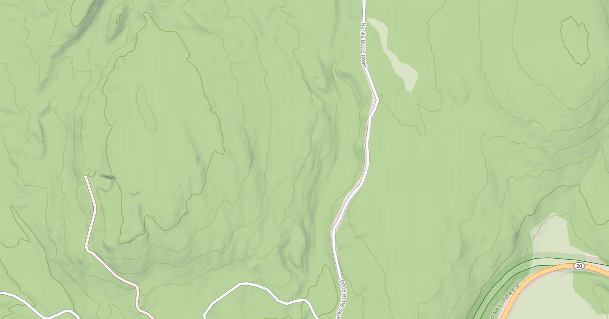 Map preview of USFS Motor Vehicle Use Map Roads {21F3104C-CAC9-455A-A501-094EBB79969D}