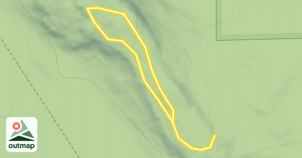 Map of Northwoods Ski Trails