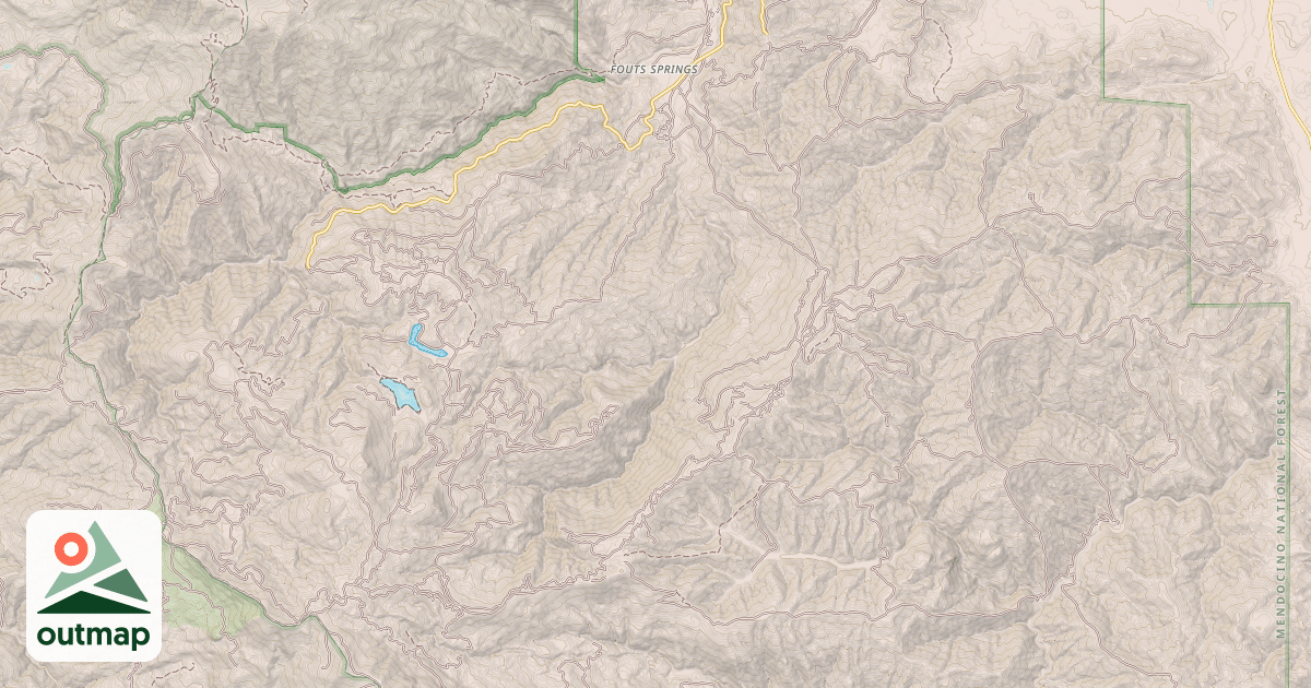 Map of FOUTS SPRINGS-HOUGH SPRINGS