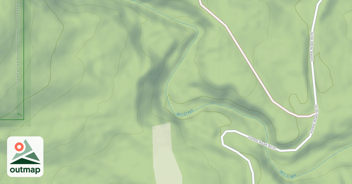 Map of MILL ONE