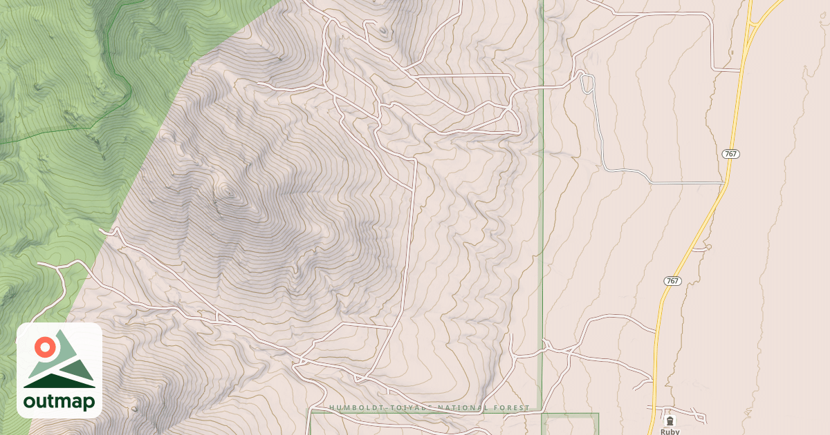 Map of BAXTER CREEK