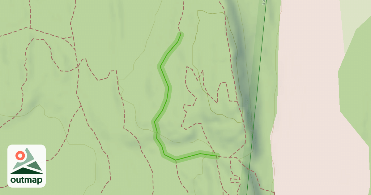 Map of Trail Around Middlebury