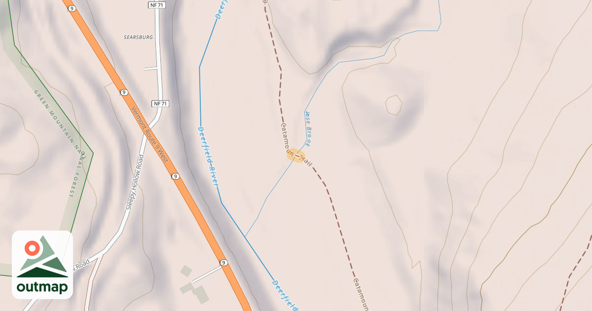 Map of Catamount Trail