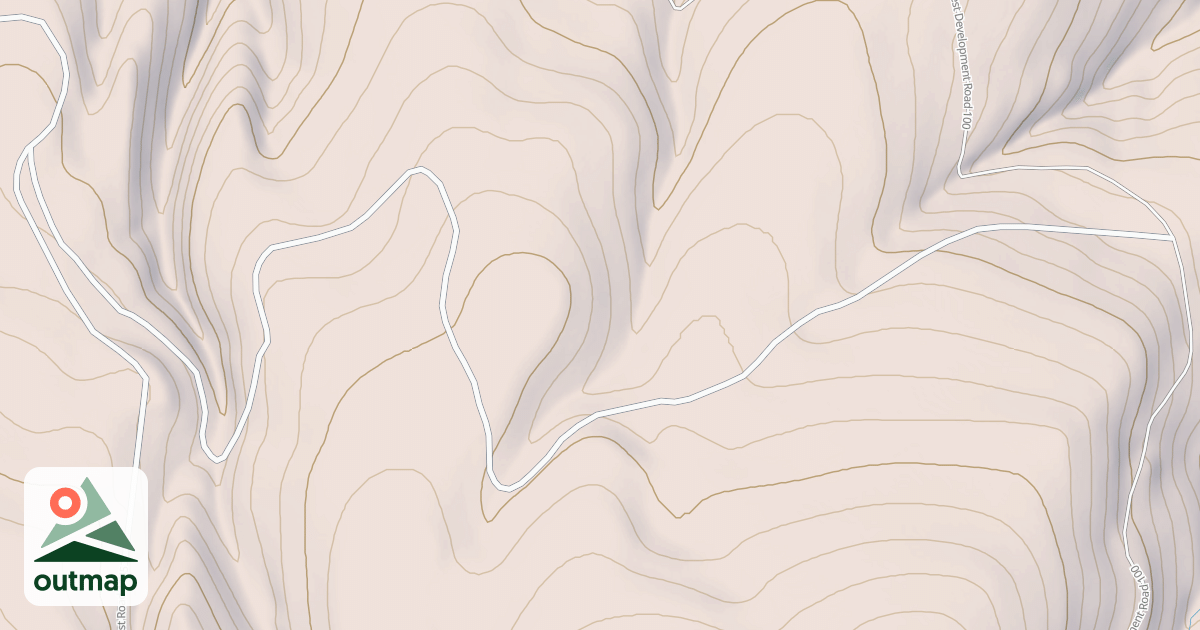 Map of USFS National Forest System Roads {2E8A5C0B-6328-4AC8-8076-0094C9F202BE}