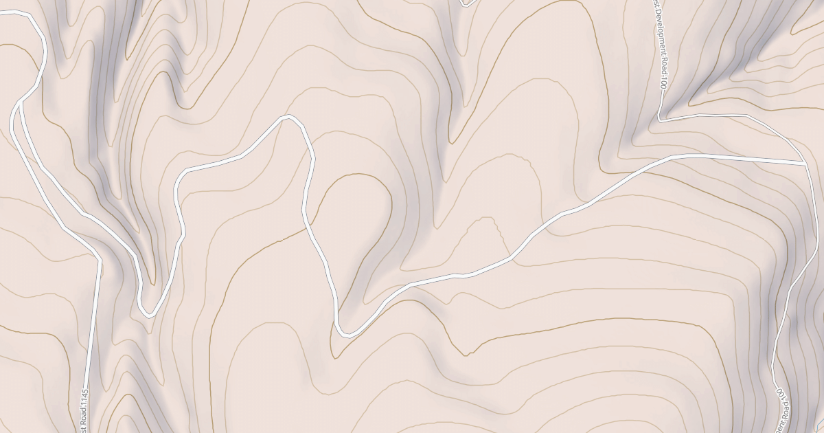 Map preview of USFS National Forest System Roads {2E8A5C0B-6328-4AC8-8076-0094C9F202BE}