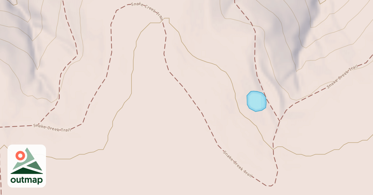 Map of Snake Creek Trail