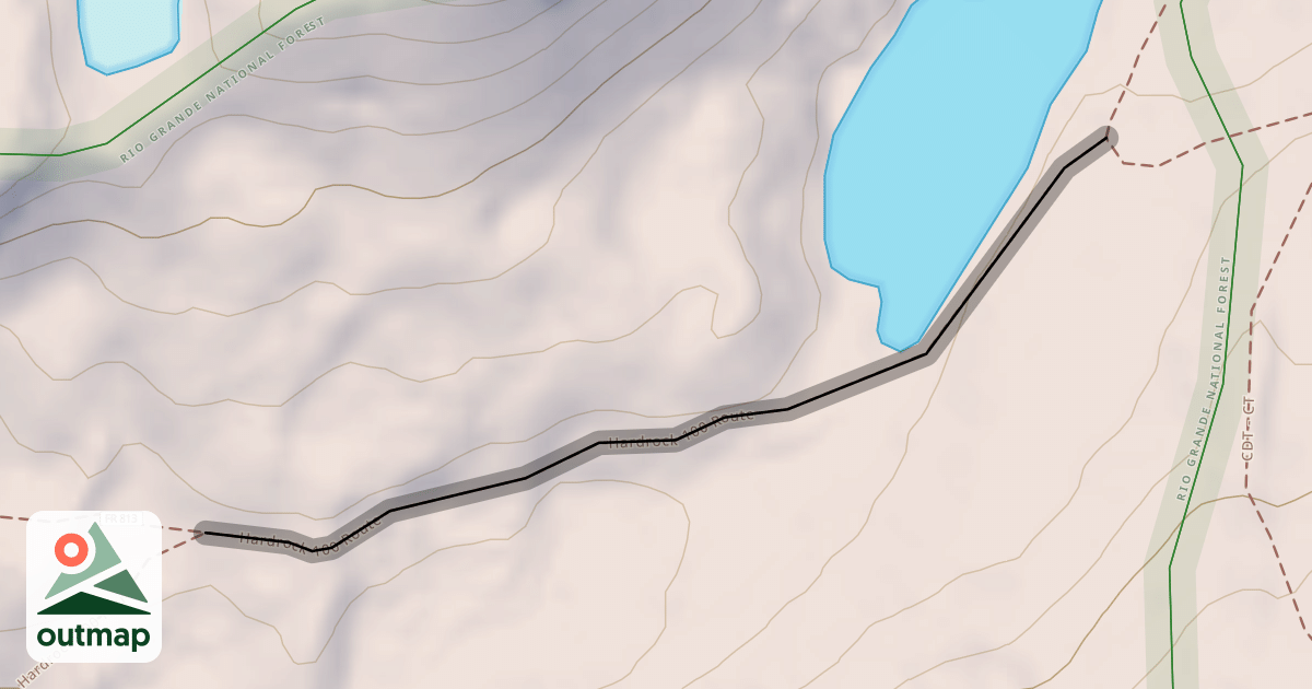 Map of Hardrock 100 Route