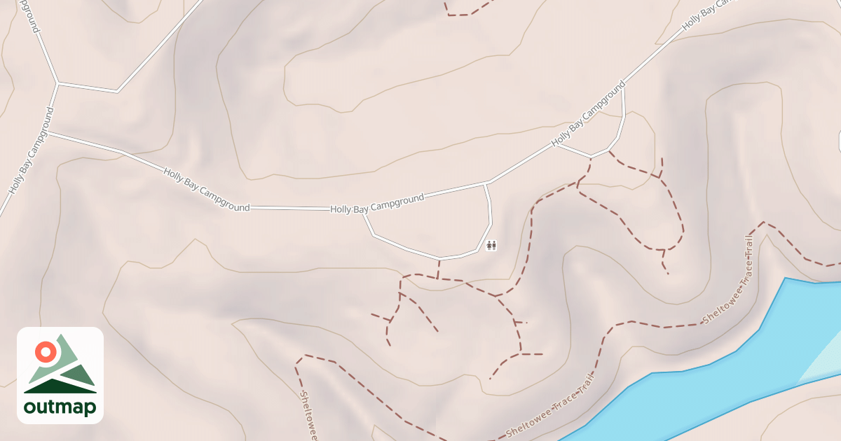 Map of HOLLY BAY