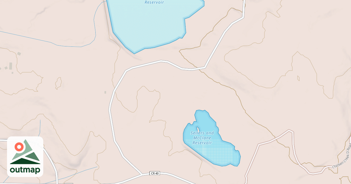 Map of JOE MOORE RSVR CG