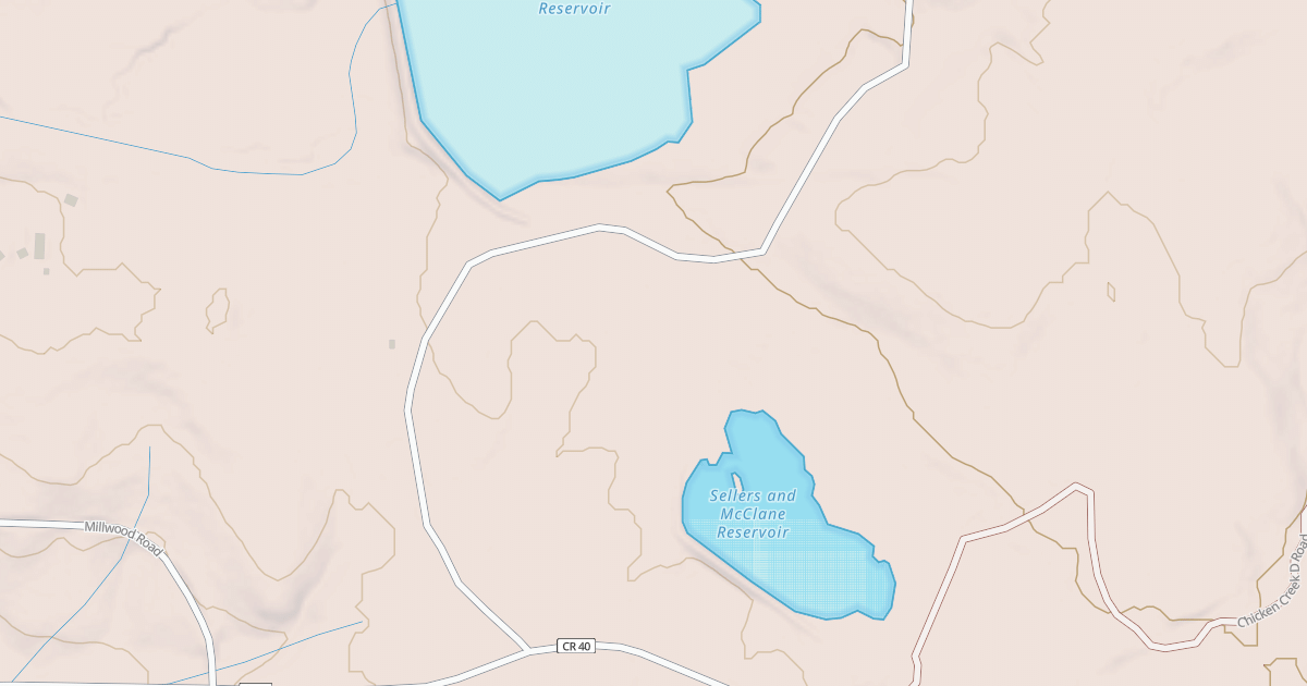 Map preview of JOE MOORE RSVR CG