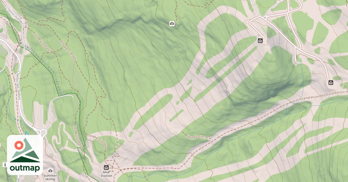 Map of Curé Deslauriers