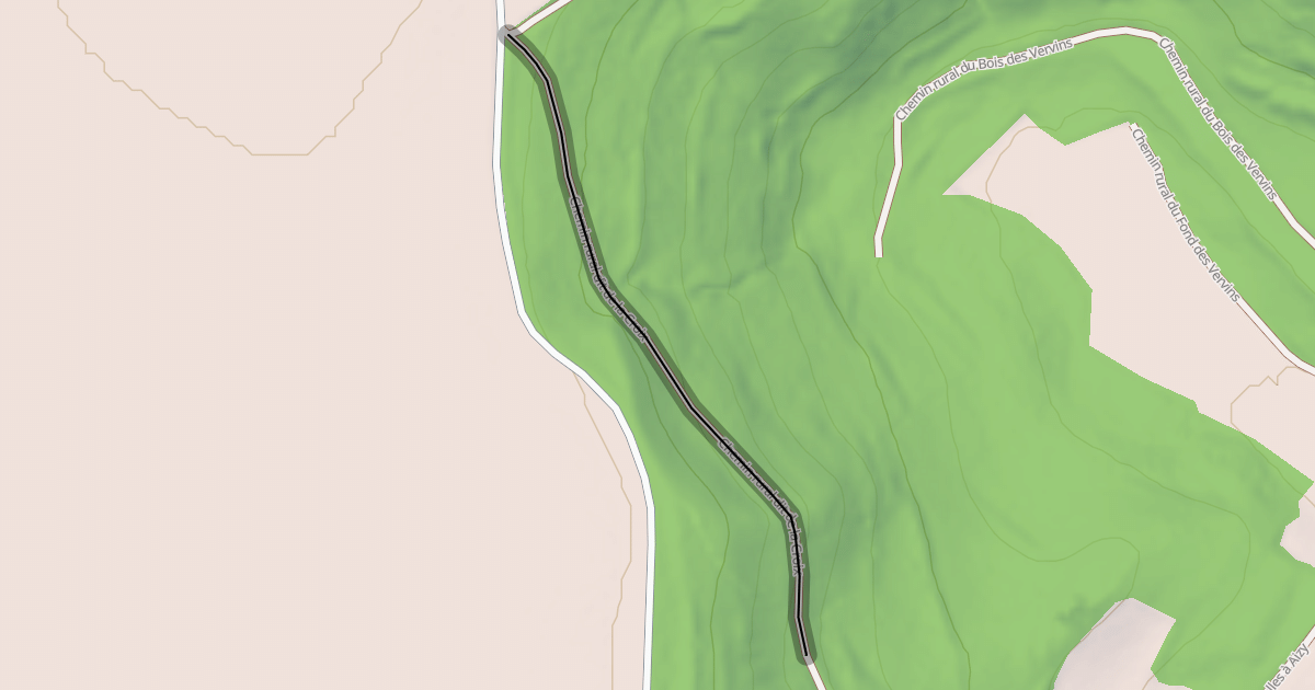 Map preview of Chemin rural dit de la Croix
