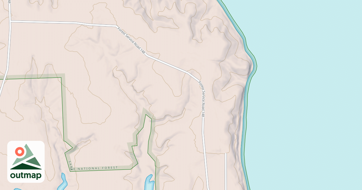 Map of BRITTIN CREEK
