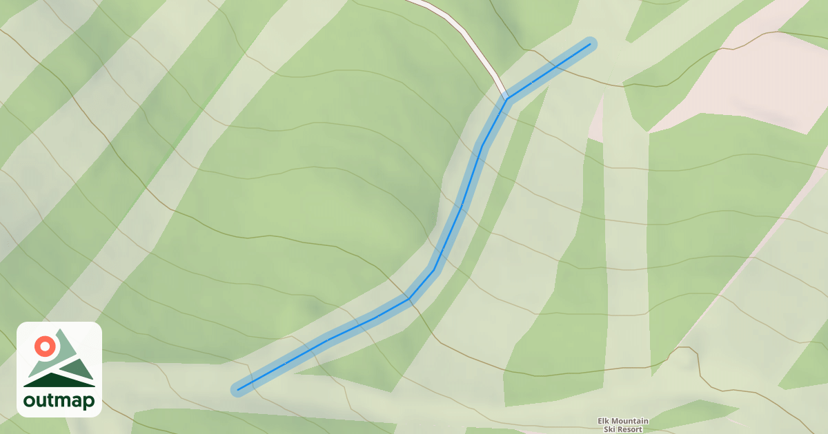 Map of Tioga Spur