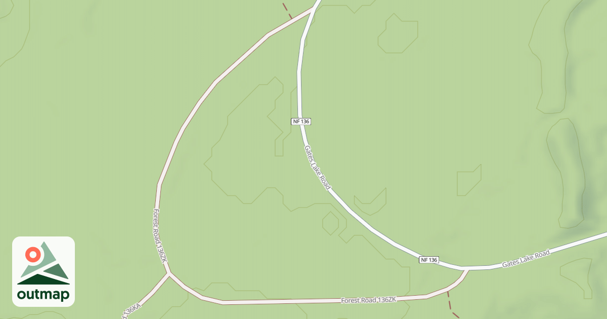 Map of FR 136ZK