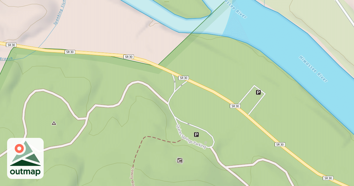 Map of QUINN SPRINGS PICNIC