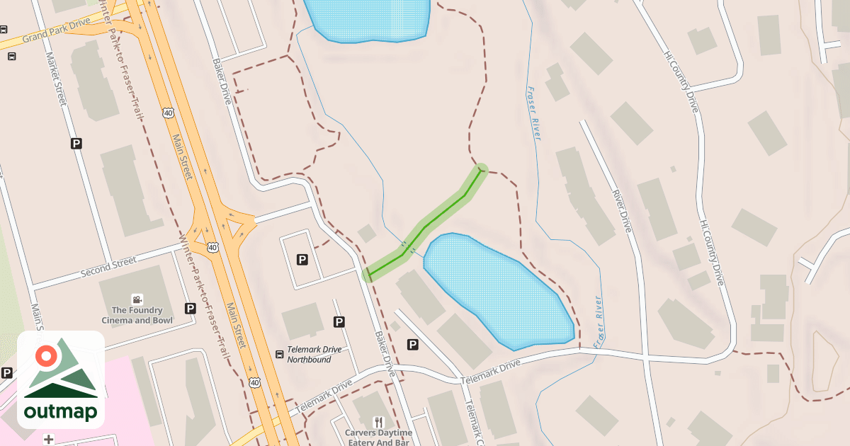 Map of Fraser River Trail