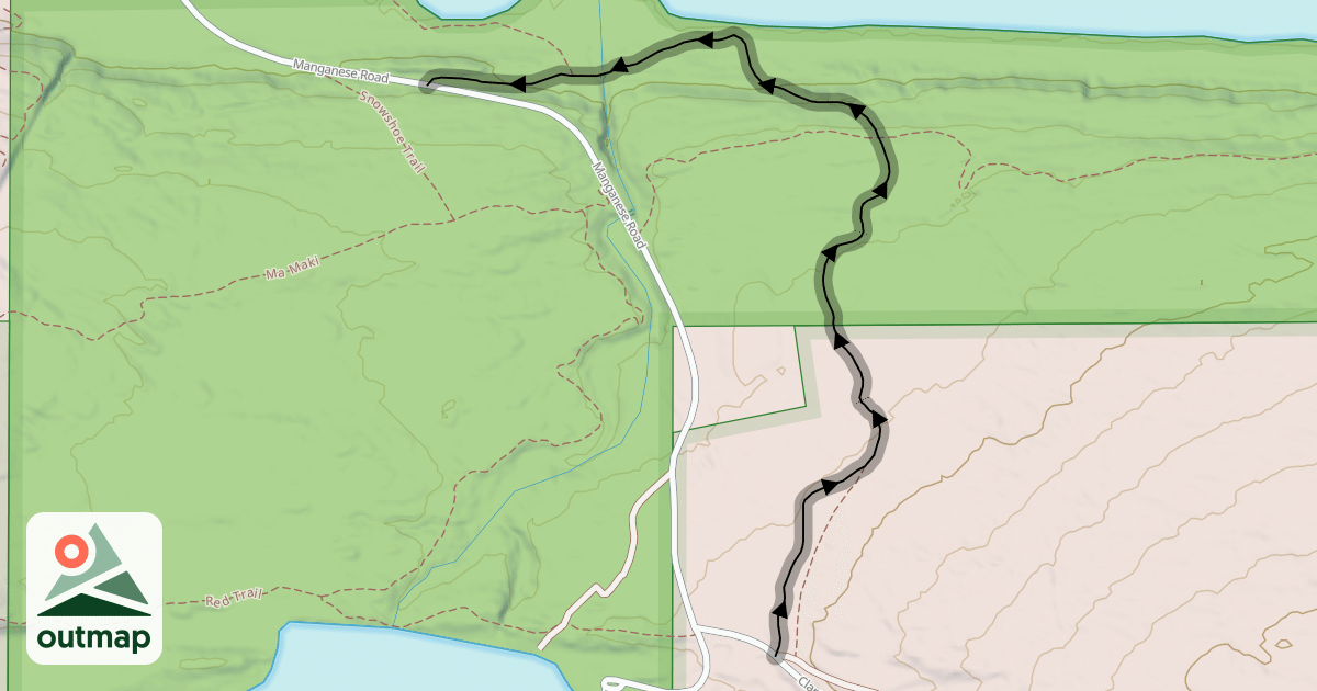 Map of Paul's Plunge
