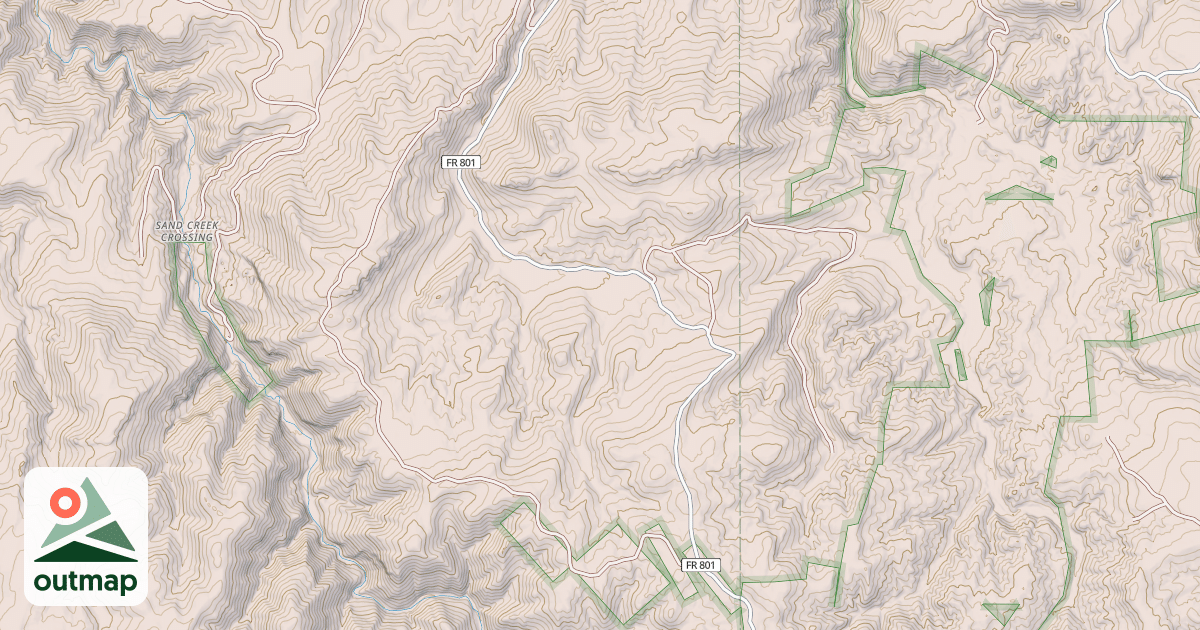 Map of BOUNDARY GULCH
