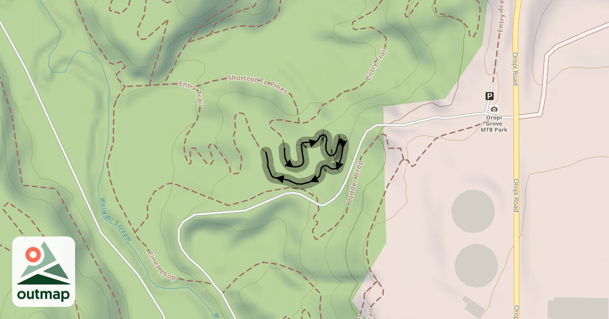 Map of Entry Trail