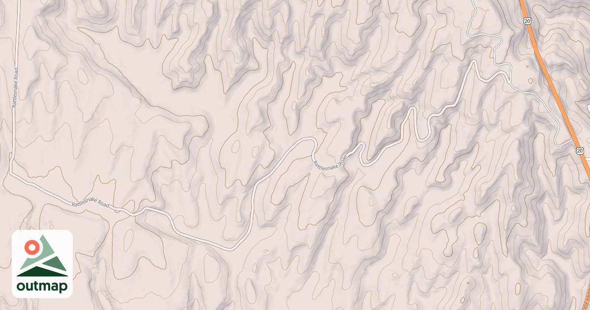 Map of RATTLESNAKE