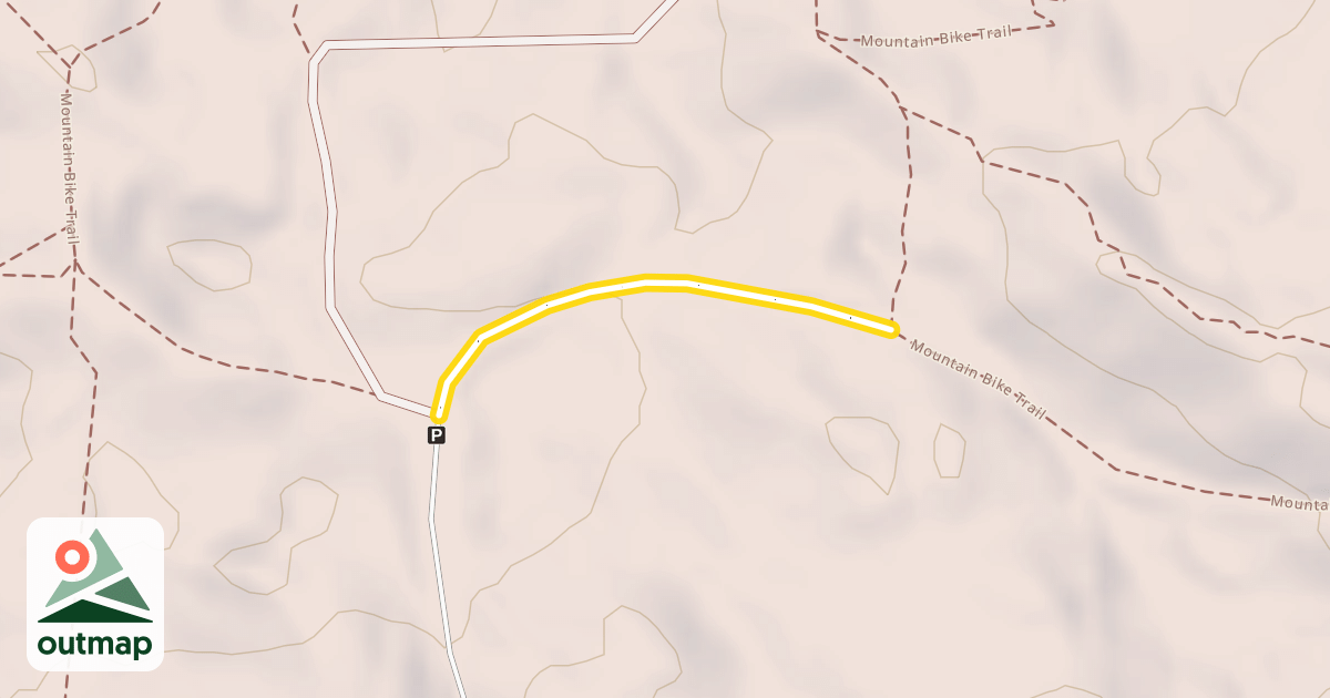 Map of Mountain Bike Trail