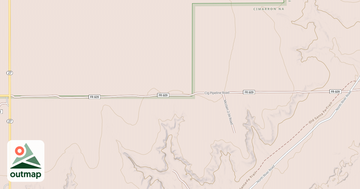 Map of CIG PIPELINE